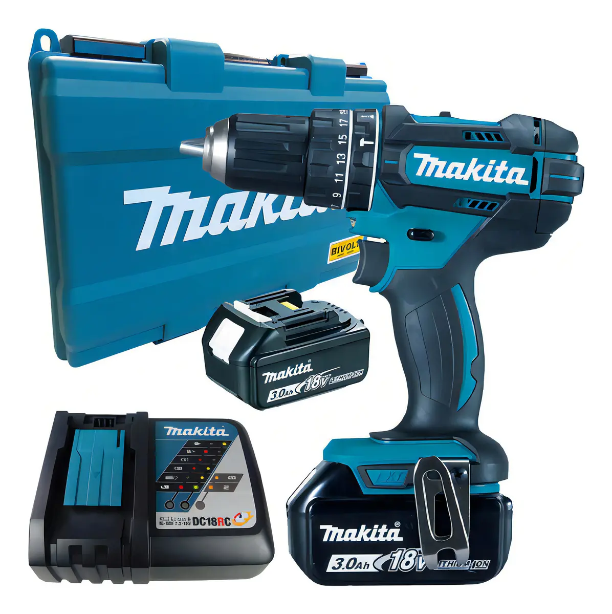 Parafusadeira/Furadeira de Impacto Makita DHP482